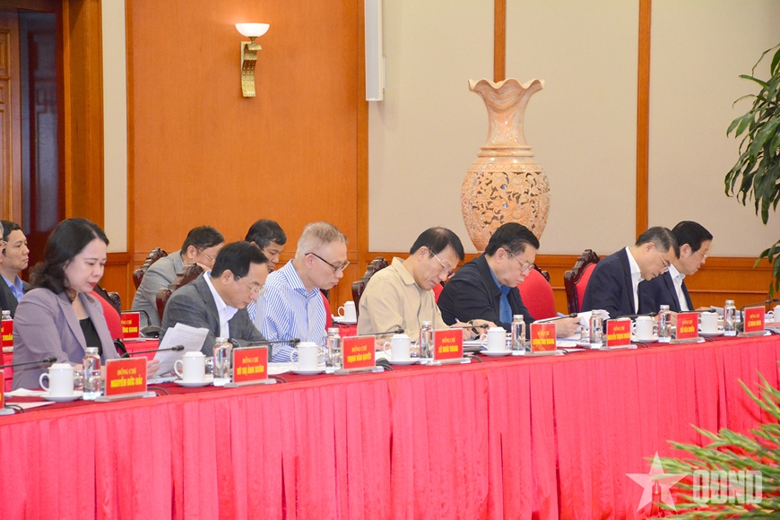 Tổng Bí thư Tô Lâm chủ trì họp Tiểu ban Văn kiện Đại hội XIV của Đảng
