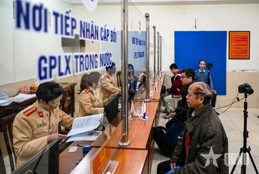 Tạo thuận lợi cho người dân khi thực hiện cấp giấy phép lái xe