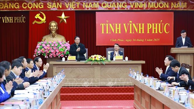 Thủ tướng Phạm Minh Chính: Vĩnh Phúc phải tiên phong hơn nữa, mạnh mẽ hơn nữa, hiệu quả hơn nữa