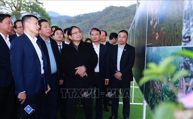 Thủ tướng Phạm Minh Chính thăm, khảo sát các dự án trọng điểm của tỉnh Vĩnh Phúc