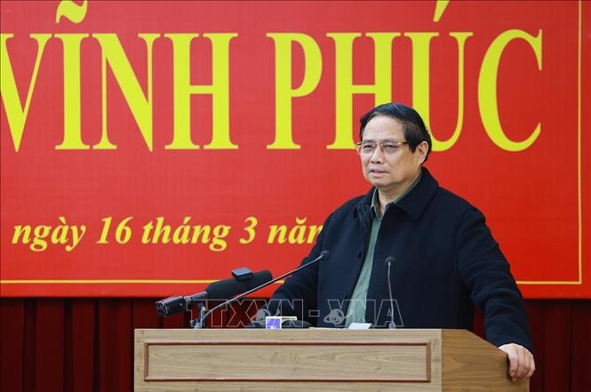 Thủ tướng Phạm Minh Chính: Vĩnh Phúc phải tiên phong hơn nữa, mạnh mẽ hơn nữa, hiệu quả hơn nữa