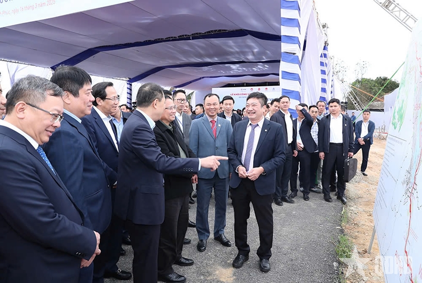 Thủ tướng Chính phủ dự Lễ khởi công Dự án đường dây 500KV Lào Cai - Vĩnh Yên