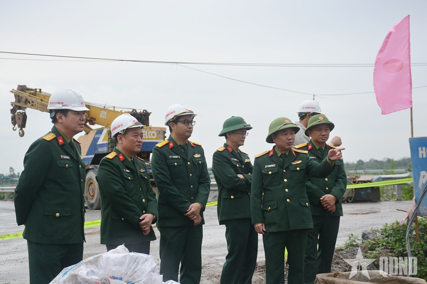 Hoàn thành 65% khối lượng cầu Tiên Tân (Hà Nam) trước lũ tiểu mãn
