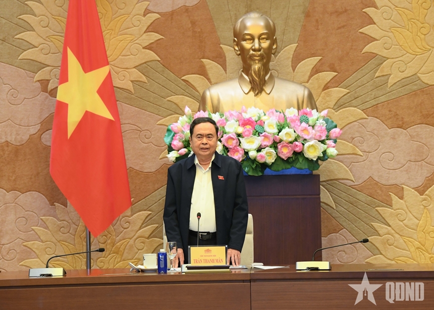 Chủ tịch Quốc hội Trần Thanh Mẫn gặp mặt Đoàn đại biểu Quốc hội tỉnh Sóc Trăng qua các thời kỳ