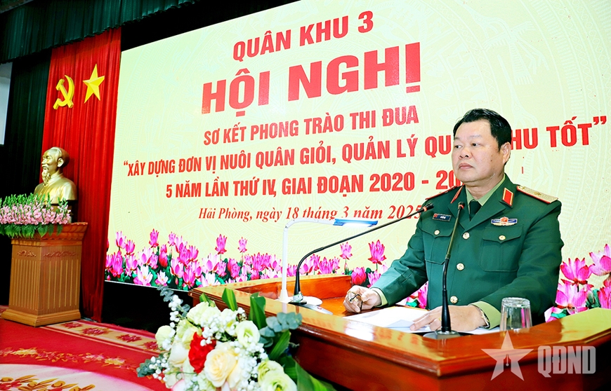 Quân khu 3: Sơ kết phong trào thi đua "Xây dựng đơn vị nuôi quân giỏi, quản lý quân nhu tốt"