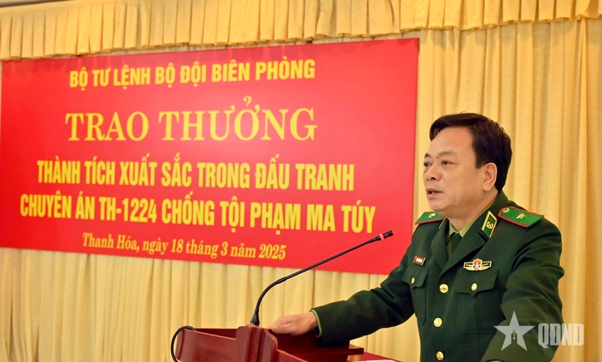 Thanh Hóa: Khen thưởng lực lượng đấu tranh thành công Chuyên án TH 1224