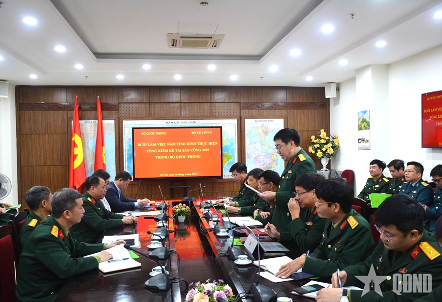 Bộ Quốc phòng đẩy nhanh tiến độ tổng kiểm kê tài sản công