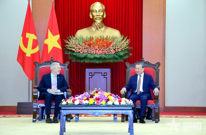 Tổng Bí thư Tô Lâm tiếp đoàn doanh nghiệp Hội đồng Kinh doanh Hoa Kỳ - ASEAN