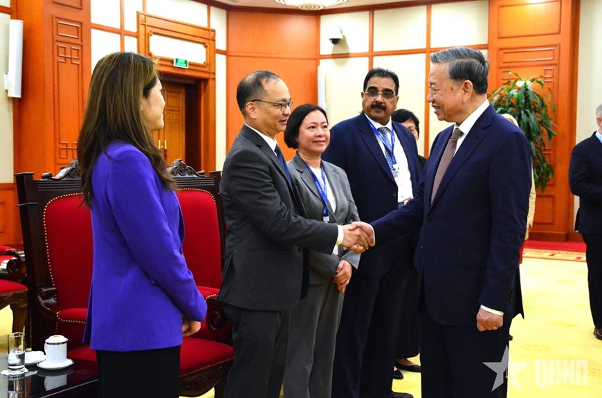 Tổng Bí thư Tô Lâm tiếp đoàn doanh nghiệp Hội đồng Kinh doanh Hoa Kỳ - ASEAN