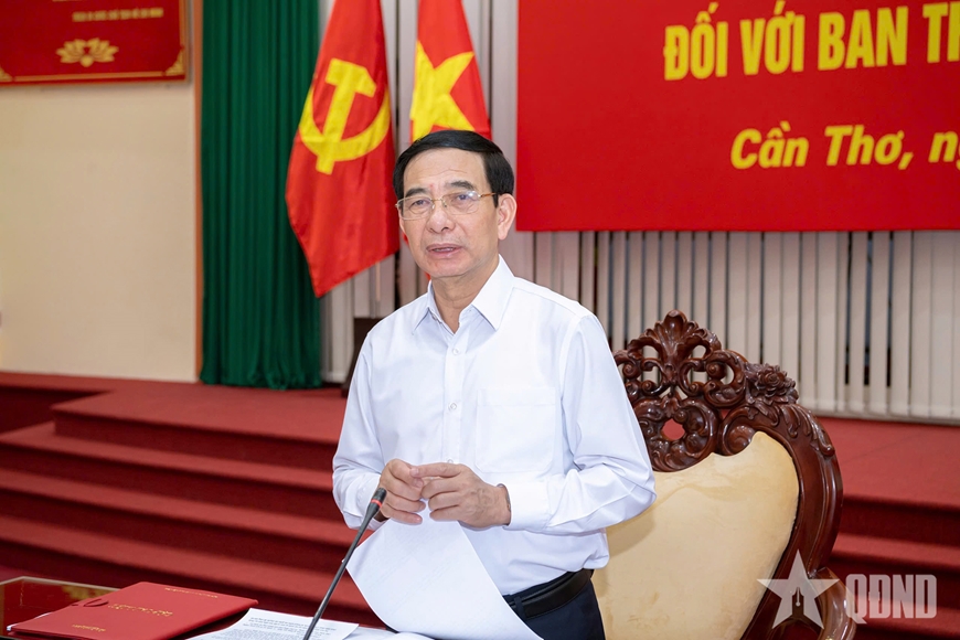 Đoàn kiểm tra của Bộ Chính trị, Ban Bí thư làm việc với Ban Thường vụ Tỉnh ủy Kiên Giang và Cà Mau
