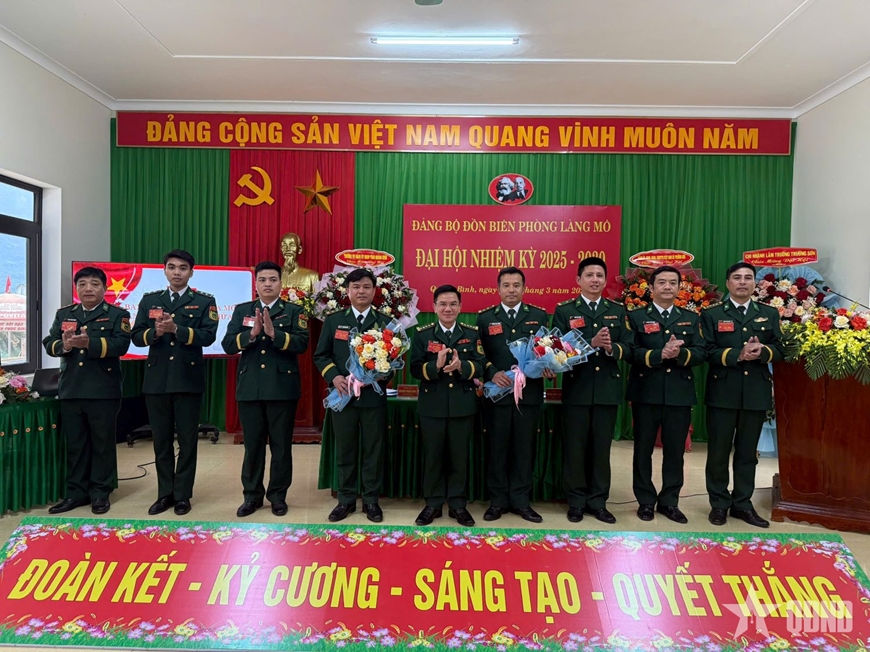 Đảng bộ Đồn Biên phòng Làng Mô tổ chức thành công Đại hội nhiệm kỳ 2025 - 2030