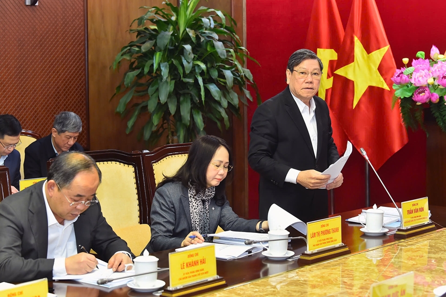 Thông qua dự thảo báo cáo kết quả kiểm tra của Đoàn kiểm tra Bộ Chính trị đối với Ban Thường vụ Tỉnh ủy Quảng Ninh