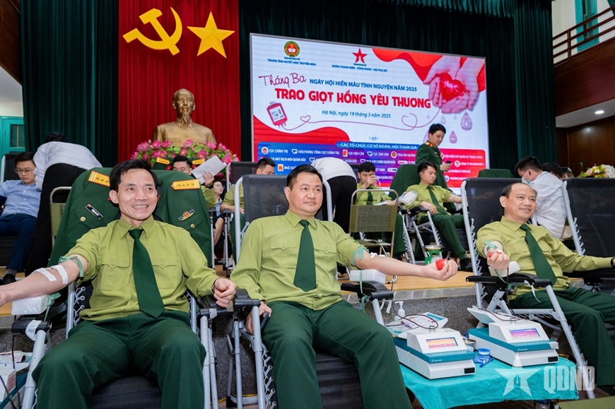 Lan tỏa tinh thần hiến máu tại ngày hội “Tháng Ba trao giọt hồng yêu thương”