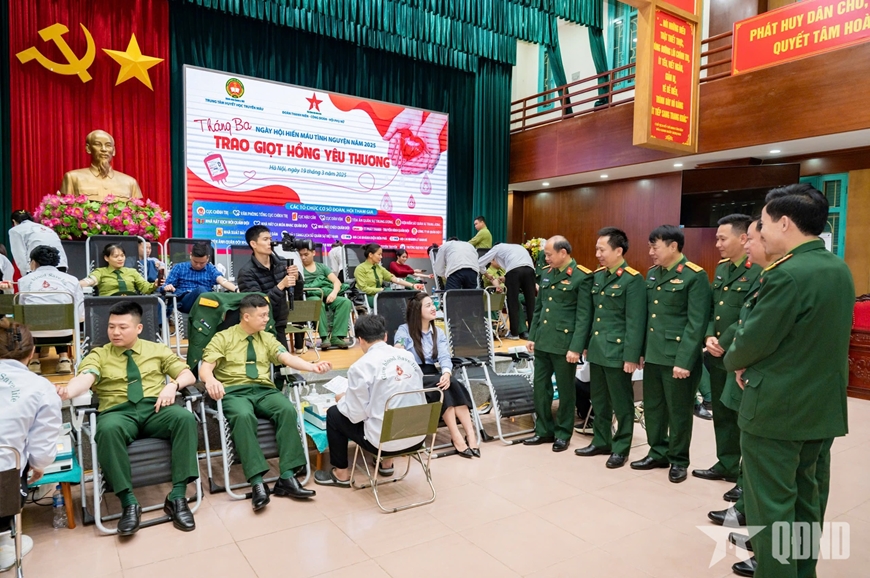 Lan tỏa tinh thần hiến máu tại ngày hội “Tháng Ba trao giọt hồng yêu thương”