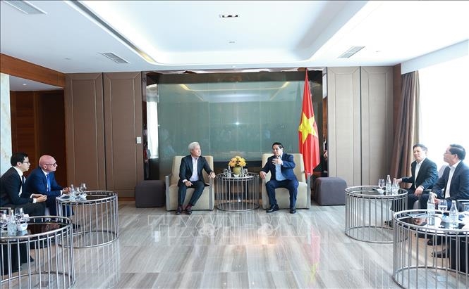 Thủ tướng Phạm Minh Chính làm việc với các nhà đầu tư lớn tại Bà Rịa - Vũng Tàu