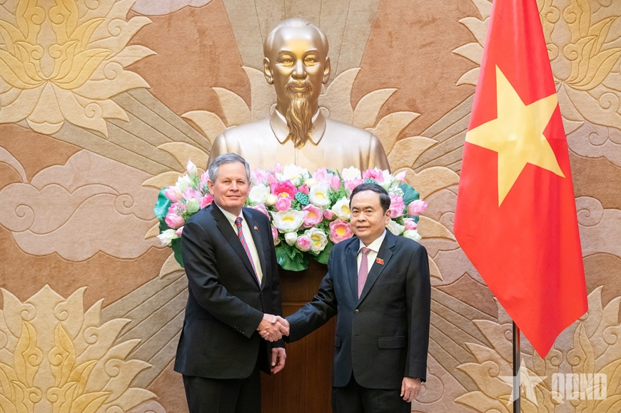 Chủ tịch Quốc hội Trần Thanh Mẫn tiếp Thượng Nghị sĩ Hoa Kỳ Steven David Daines