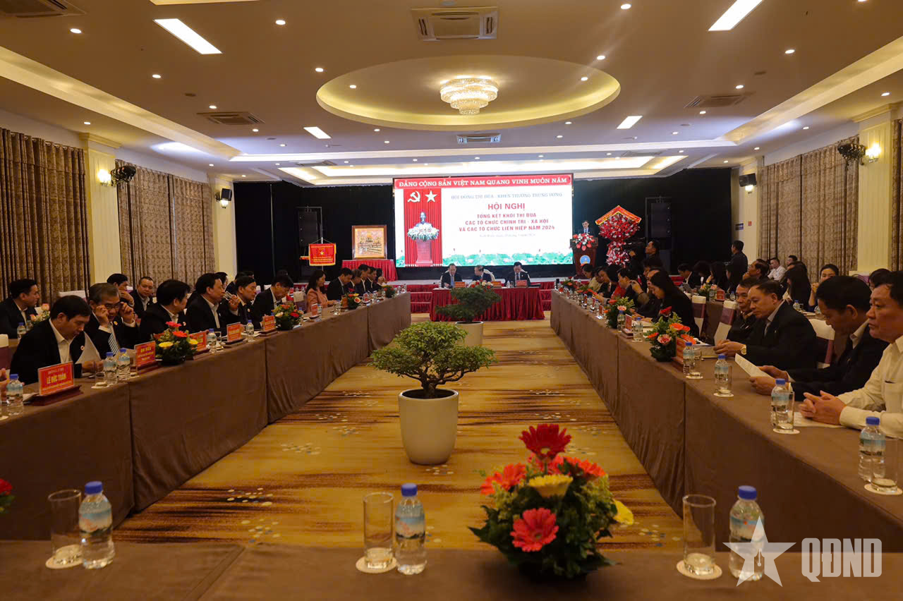 Hội nghị tổng kết khối thi đua các tổ chức Chính trị-Xã hội và các tổ chức Liên hiệp năm 2024