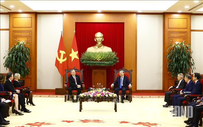 Tổng Bí thư Tô Lâm tiếp Thượng Nghị sĩ Hoa Kỳ