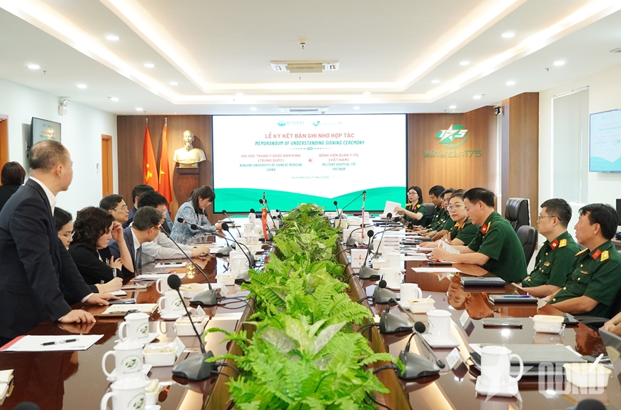 Bệnh viện Quân y 175 hợp tác đào tạo, phát triển chuyên môn, y học cổ truyền