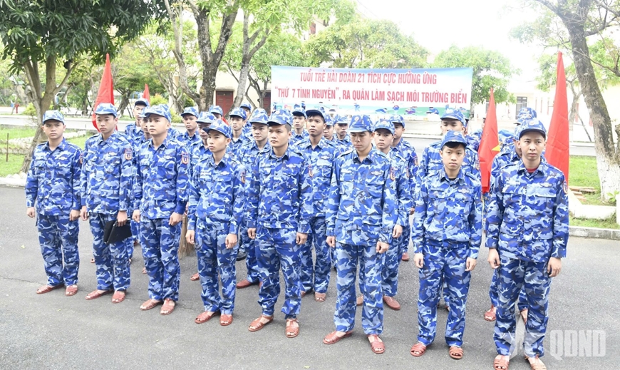 Tuổi trẻ Hải đoàn 21 hưởng ứng Tháng Thanh niên năm 2025