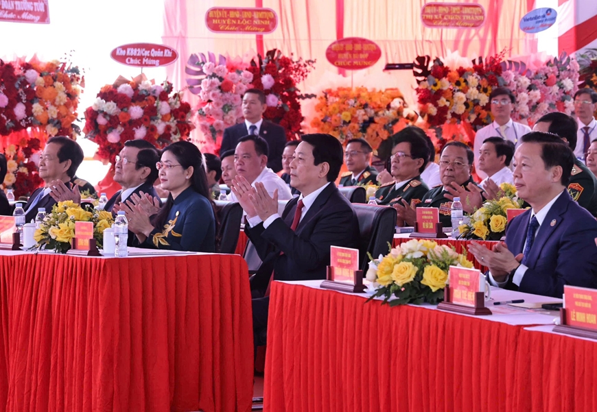 Chủ tịch nước Lương Cường dự Lễ kỷ niệm 50 năm Ngày Giải phóng tỉnh Bình Phước