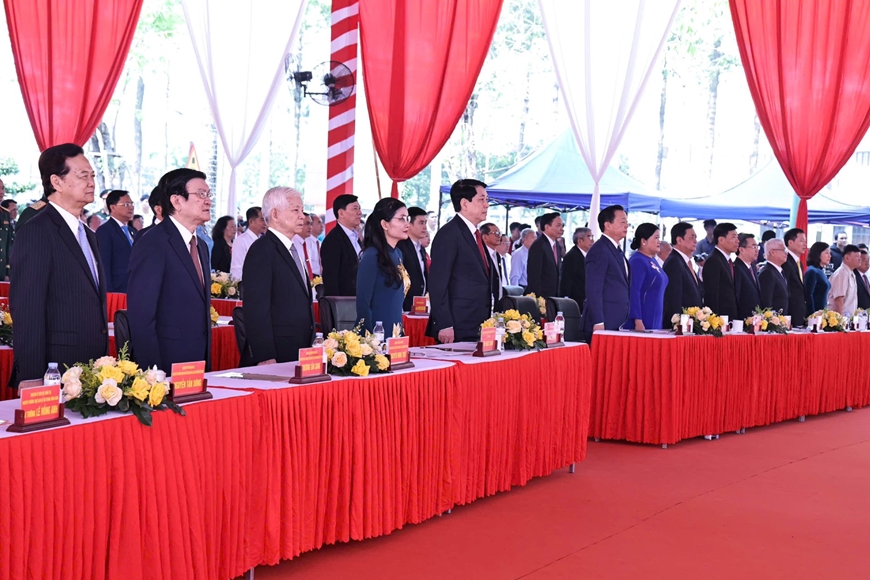 Chủ tịch nước Lương Cường dự Lễ kỷ niệm 50 năm Ngày Giải phóng tỉnh Bình Phước