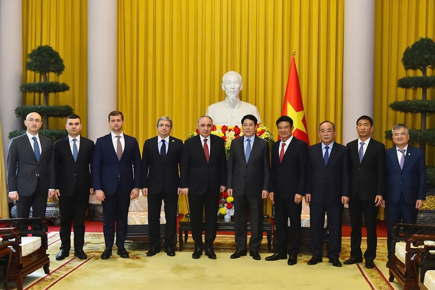 Chủ tịch nước Lương Cường tiếp Viện trưởng Viện Kiểm sát Tối cao Azerbaijan