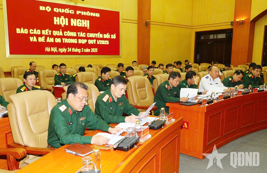 Bộ Quốc phòng quyết liệt triển khai chuyển đổi số và Đề án 06