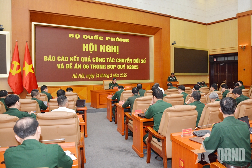 Bộ Quốc phòng quyết liệt triển khai chuyển đổi số và Đề án 06