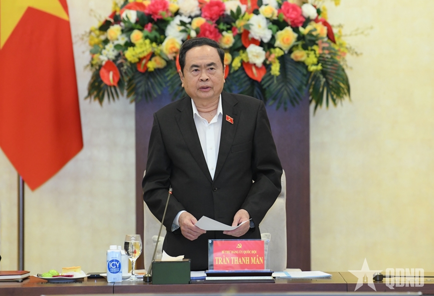 Chủ tịch Quốc hội Trần Thanh Mẫn chủ trì cuộc họp về rà soát, sửa đổi, bổ sung Hiến pháp