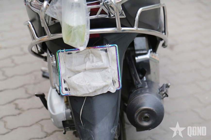 Xử lý nghiêm các trường hợp che, dán biển số xe