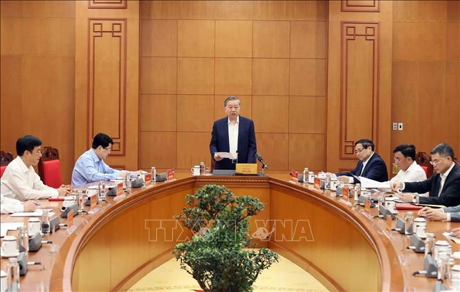 Tổng Bí thư Tô Lâm chủ trì Phiên họp lần thứ tư Tiểu ban Nhân sự Đại hội XIV của Đảng