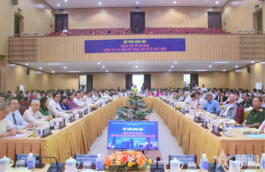 Hội thảo khoa học “TP Hồ Chí Minh - Thành tựu 50 năm xây dựng, bảo vệ và phát triển”