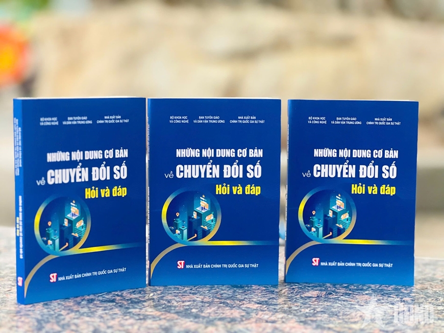 Xuất bản sách hỏi đáp về chuyển đổi số