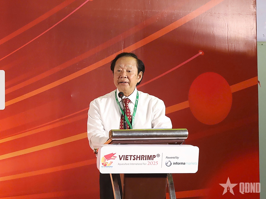 Cần Thơ: Khai mạc Hội chợ Triển lãm Quốc tế công nghệ ngành tôm Việt Nam