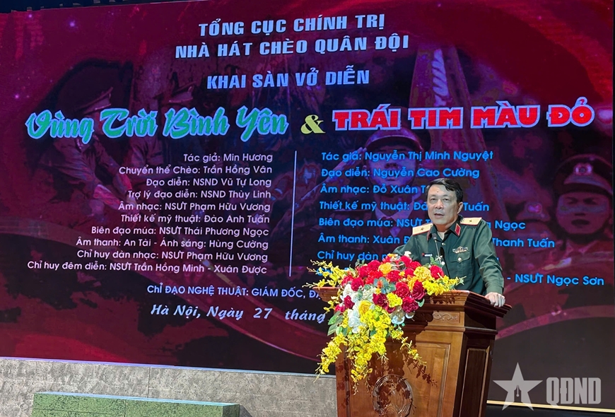 Nhà hát Chèo Quân đội ra mắt hai vở diễn mới về lực lượng Công an nhân dân