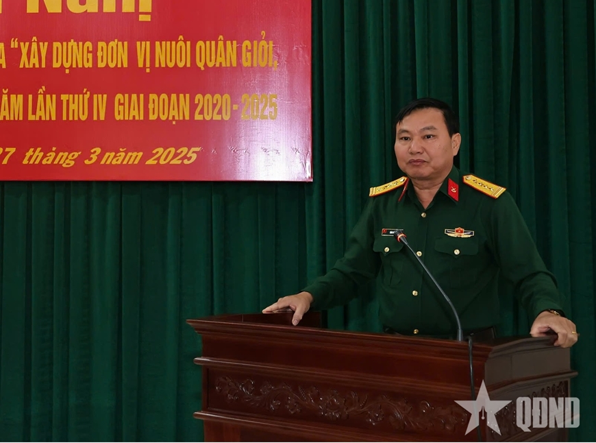 Quân đoàn 34 sơ kết Phong trào thi đua “xây dựng đơn vị nuôi quân giỏi, quản lý quân nhu tốt”