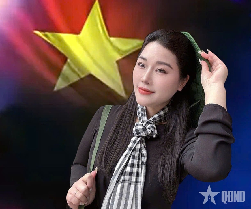 NSƯT Hương Giang tri ân lực lượng dân quân tự vệ bằng sản phẩm âm nhạc mới
