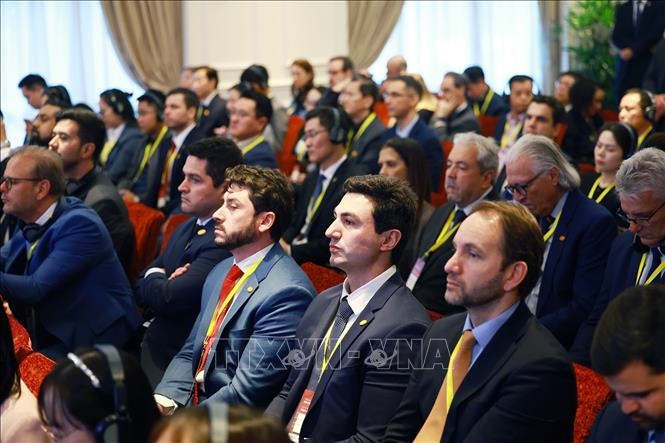 Thủ tướng Phạm Minh Chính và Tổng thống Lula da Silva dự Diễn đàn Kinh tế Việt Nam - Brazil
