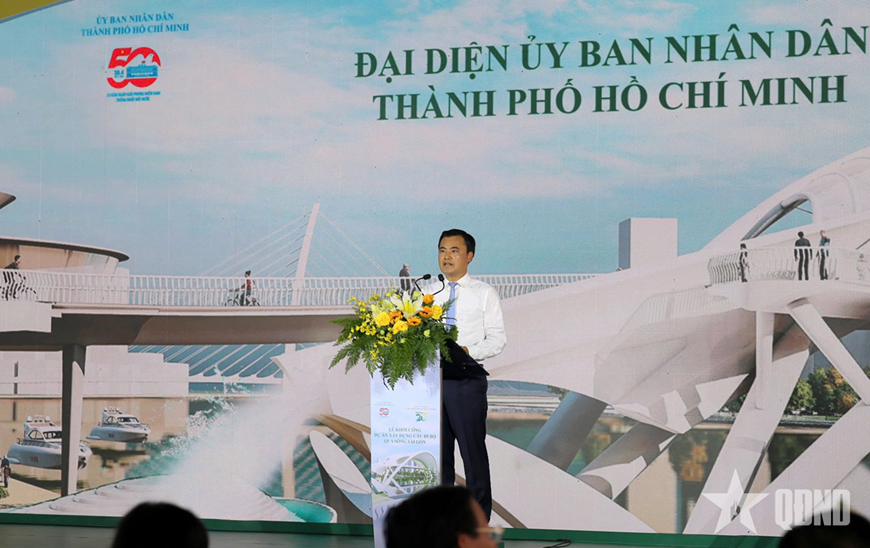 TP Hồ Chí Minh: Gần 1.000 tỷ đồng xây dựng cầu đi bộ qua sông Sài Gòn