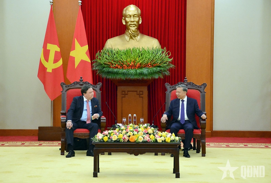 Tổng Bí thư Tô Lâm tiếp Đại sứ Hoa Kỳ Marc Evans Knapper