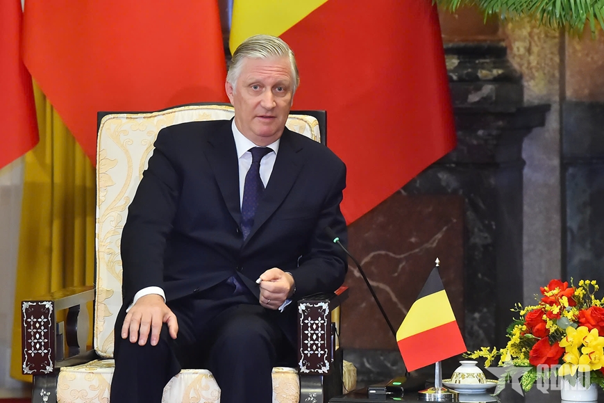 Chủ tịch nước Lương Cường và Nhà vua Bỉ Philippe hội kiến