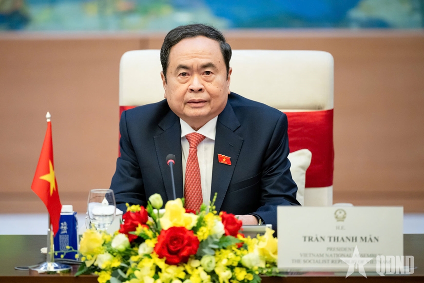 Chủ tịch Quốc hội Trần Thanh Mẫn hội kiến Nhà vua Vương quốc Bỉ