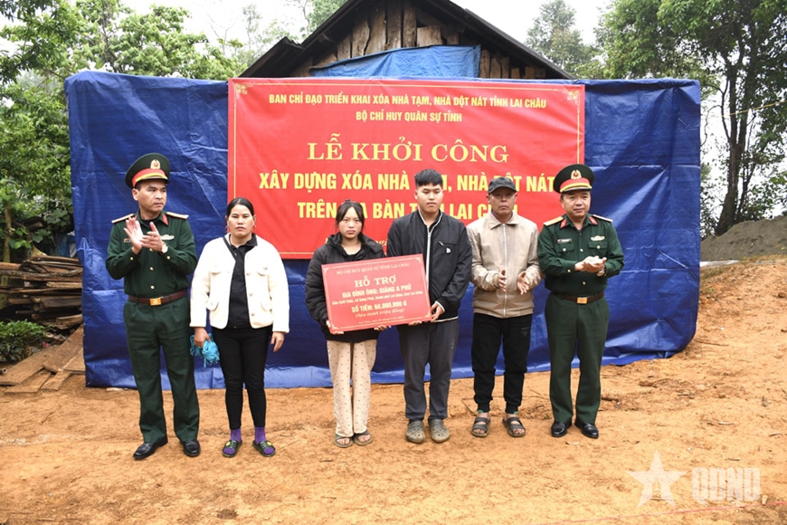 Lai Châu khởi công xây dựng xóa nhà tạm, nhà dột nát