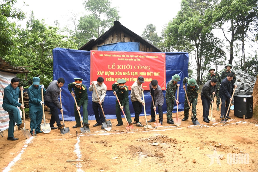 Lai Châu khởi công xây dựng xóa nhà tạm, nhà dột nát