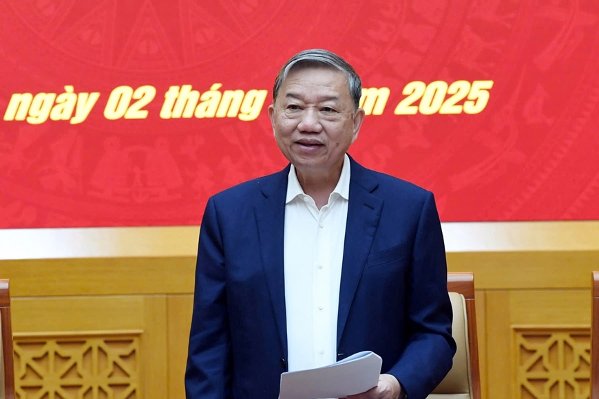 Tổng Bí thư Tô Lâm, Bí thư Quân ủy Trung ương chủ trì Hội nghị Quân ủy Trung ương lần thứ mười ba, nhiệm kỳ 2020-2025