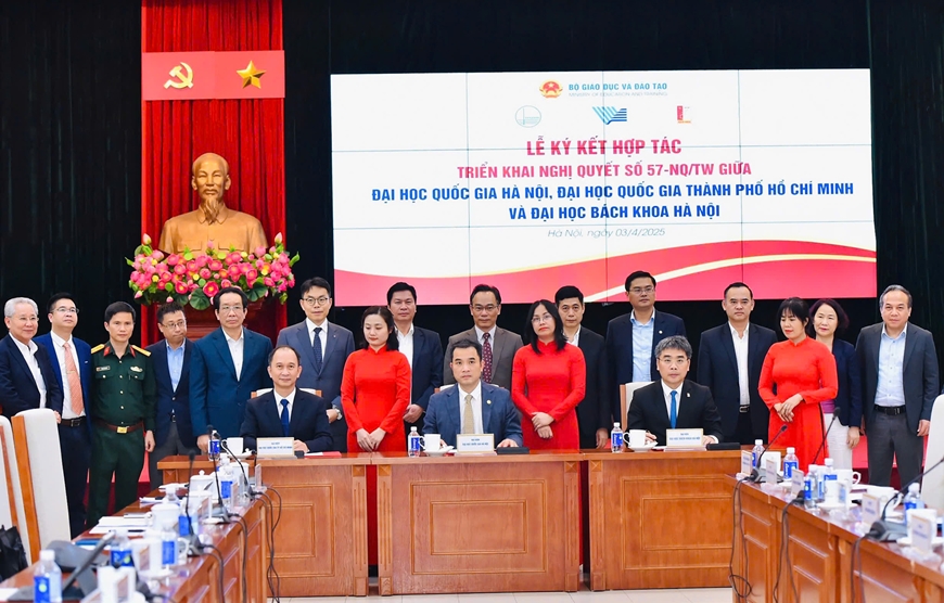 Ba đại học lớn hợp tác phát triển công nghệ chiến lược theo Nghị quyết 57