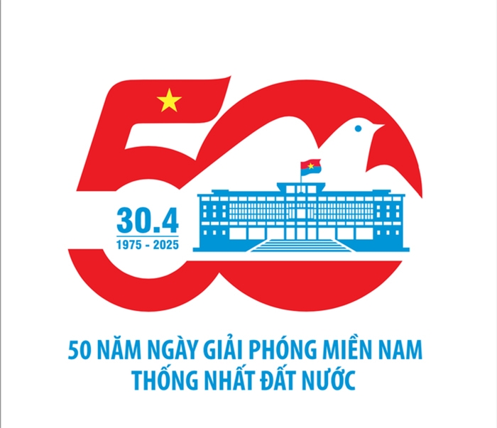 Công bố biểu trưng kỷ niệm 50 năm Ngày Giải phóng miền Nam thống nhất đất nước