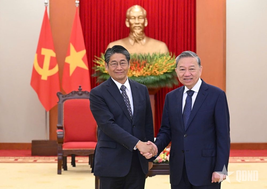 Tổng Bí thư Tô Lâm tiếp Đại sứ Nhật Bản tại Việt Nam Ito Naoki