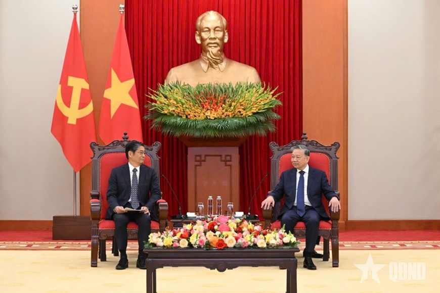 Tổng Bí thư Tô Lâm tiếp Đại sứ Nhật Bản tại Việt Nam Ito Naoki